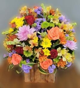 White lily arrangement from Flower Power Bali catalogue
